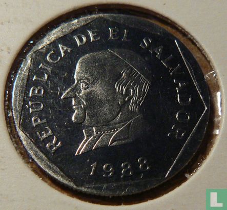 El Salvador 25 centavos 1988 - Image 1