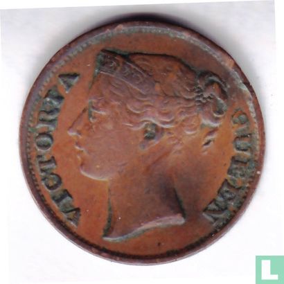 East India Company ½ cent 1845 - Afbeelding 2