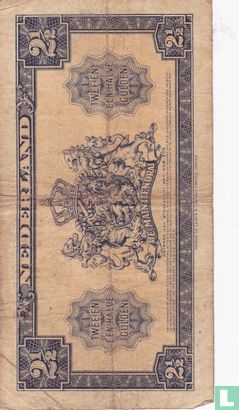 2,5 Gulden 1 Seite gedruckt/unprint - Bild 2