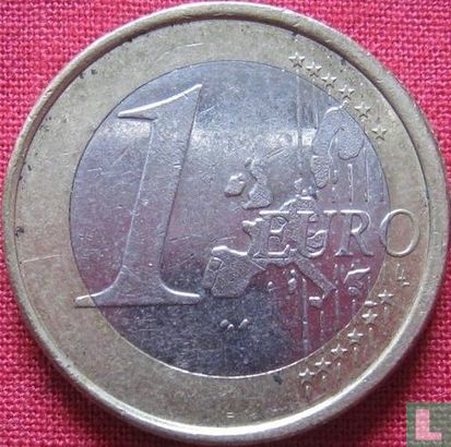Allemagne 1 euro 2002 (F - fautée) - Image 2