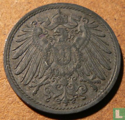 Empire allemand 10 pfennig 1917 (sans marque d'atelier - type 2) - Image 2