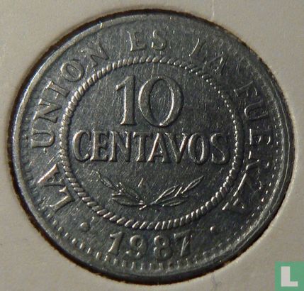 Bolivia 10 centavos 1987 - Afbeelding 1
