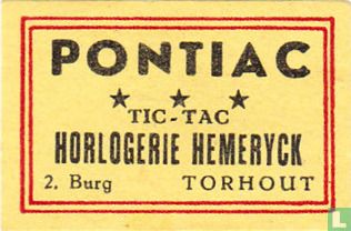 Pontiac - Horlogerie Hemeryck