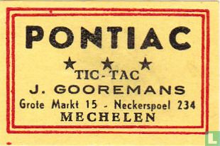 Pontiac - J. Gooremans
