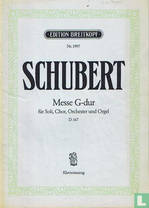 Schubert Messe G-dur D 167 - Image 1