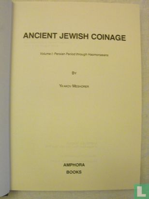 Ancient Jewish Coinage - Afbeelding 3