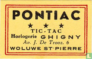 Pontiac - Horlogerie Ghigny