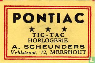 Pontiac - Horlogerie A. Scheunders