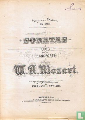 Sonatas for the Piano, Mozart - Afbeelding 3