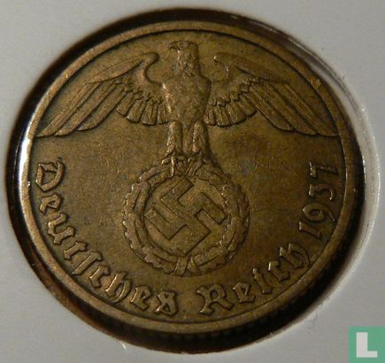 German Empire 10 reichspfennig 1937 (D) - Image 1
