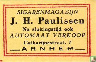 Sigarenmagazijn J.H. Paulissen