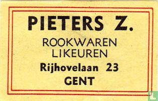 Pieters Z. Rookwaren