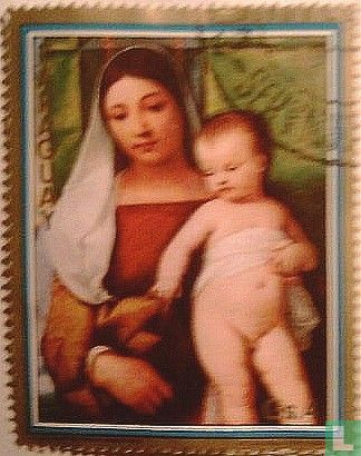 Christmas and Madonna paintings
