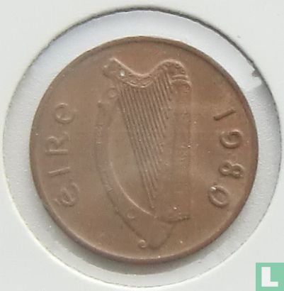 Ireland 1 penny 1980 - Image 1