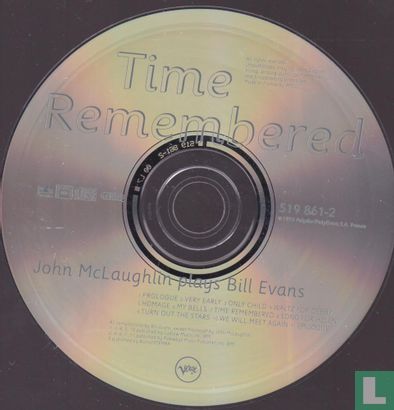 Time Remembered: John McLauglin Plays Bill Evans - Bild 3