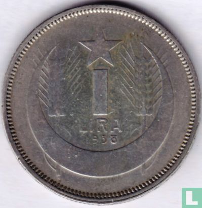 Turkey 1 lira 1938 - Image 1
