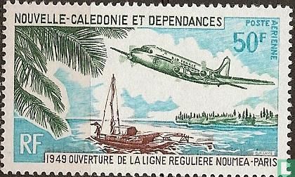 20 jaar lijnvluchtverbinding Nouméa - Parijs