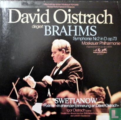 David Oistrach dirigiert Brahms - Afbeelding 1