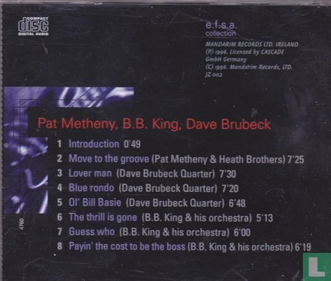 Jazz Masters Pat Metheny, B.B. King, Dave Brubeck Concert Midem - Afbeelding 2