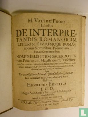 Libellus de interpretandis Romanorum literis  - Afbeelding 3