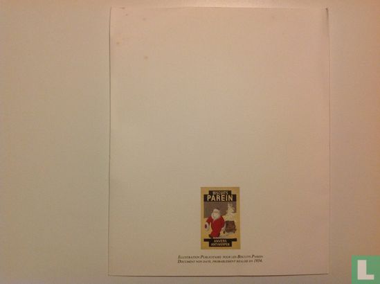 Carte de Voeux Tintin 1990 - Kerstkaart Kuifje 1990 - Hergé - Afbeelding 2