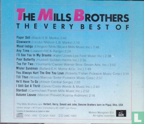 The very best of the Mills Brothers - Afbeelding 2