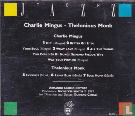 Top Jazz Mingus Monk  - Afbeelding 2