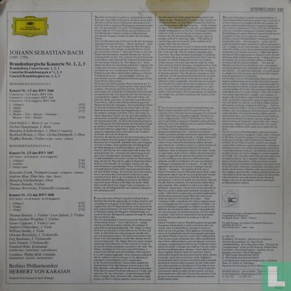 Johann Sebastian Bach: Brandenburgische Konzerte 1-2-3 - Afbeelding 2