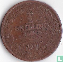 Zweden 1/3 skilling banco 1839  - Afbeelding 1