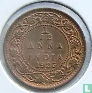 Brits-Indië 1/12 anna 1925 (Bombay) - Afbeelding 1