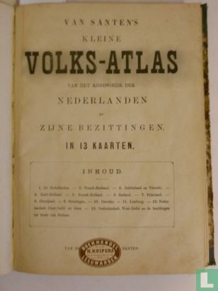 Kleine Volks-atlas van alle deelen der aarde+ Kleine Volks-atlas van het koningrijk der Nederlanden 1871*antiek* - Image 3