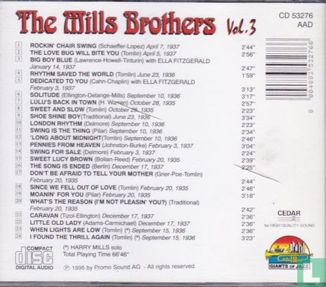 The Mills Brothers Vol. 3 featuring Ella Fitzgerald  - Image 2
