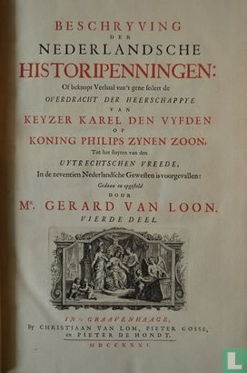 Beschryving der Nederlandsche Historipenningen, vierde deel     - Afbeelding 3