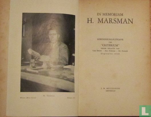 In memoriam H. Marsman - Afbeelding 3