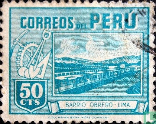 Bezirk Arbeiter in Lima