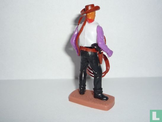 Cowboy with lasso (purple black) - Image 2