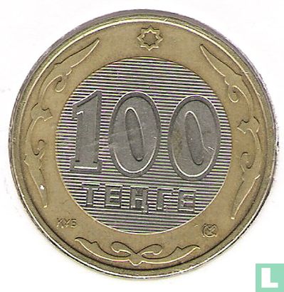 Kazakhstan 100 tenge 2002 - Image 2