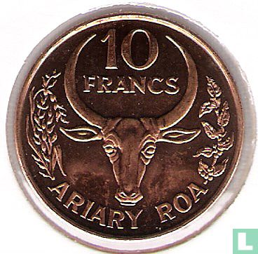 Madagaskar 10 francs 1996 "FAO" - Afbeelding 2