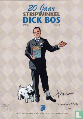 20 jaar stripwinkel Dick Bos
