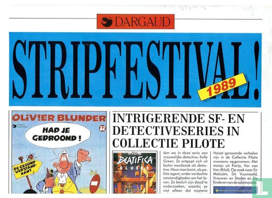 Dargaud Stripfestival 1989 - Afbeelding 1