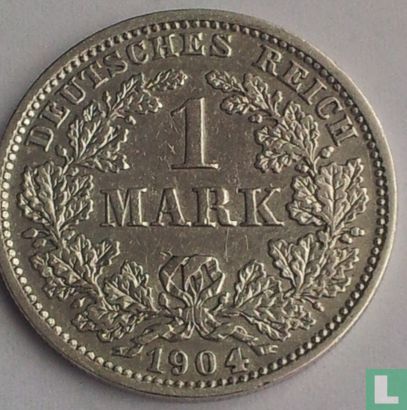 Duitse Rijk 1 mark 1904 (D) - Afbeelding 1