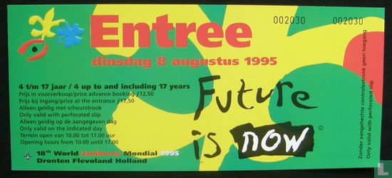 Entreebewijs 18th World Jamboree - Kind 08-08-1995