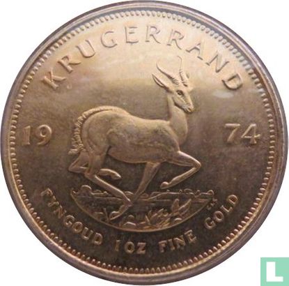 Zuid-Afrika 1 krugerrand 1974 - Afbeelding 1