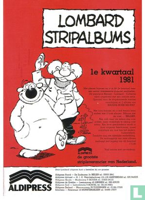 Lombard Stripalbums 1e kwartaal 1981 - Image 1