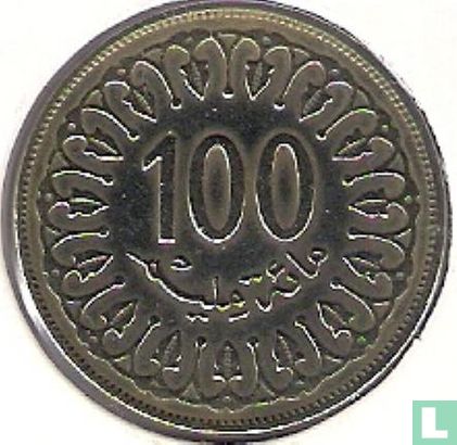 Tunisia 100 millim 2008 (AH1429) - Image 2