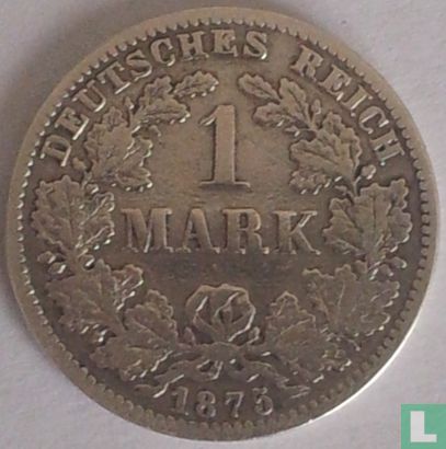 Duitse Rijk 1 mark 1875 (G) - Afbeelding 1