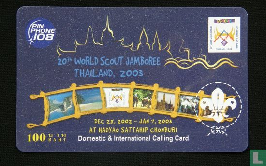 20th World Jamboree Calling Card - Afbeelding 1
