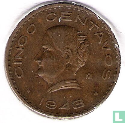 Mexico 5 centavo 1943 - Afbeelding 1