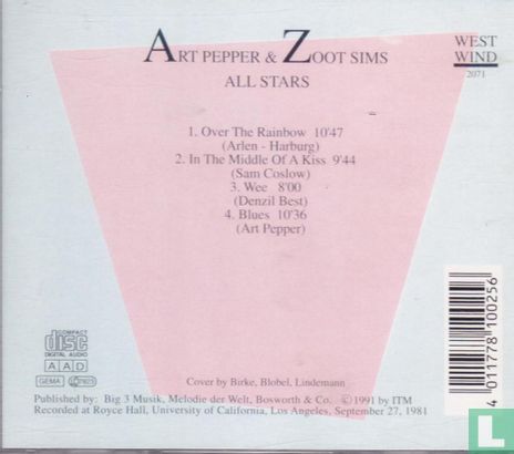 Art Pepper & Zoot Sims All Stars - Image 2
