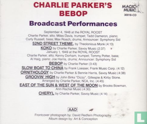 Charlie Parker’s Bebop Broadcast Performances  - Bild 2